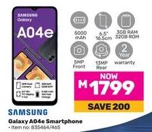 Samsung Galaxy A04e Smartphone 