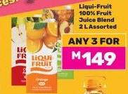 Liqui-Fruit 100% Fruit Juice Blend, 2 L Assorted any 3 