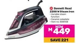 Bennett Read 2200 W Steam Iron   