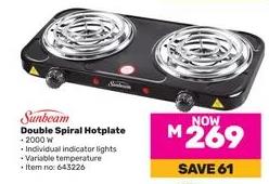 Sunbeam Double Spiral Hotplate 