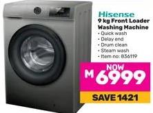 Hisense 9 kg Front Loader Washing Machine 