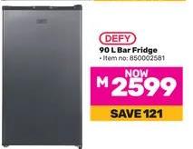 DEFY 90 L Bar Fridge 