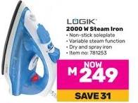 Logik  2000 W Steam Iron  