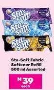 Sta-Soft Fabric Softener Refill 500 ml Assorted 