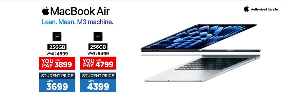 Apple MacBook Air, Lean. Mean. M3 machine. 15.3cm