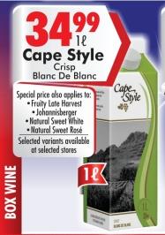 Cape Style Crisp Blanc De Blanc