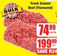 Fresh Ground Beef (Flavoured) 