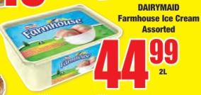 Dairymaid Farmhouse Ice Cream Assorted 2 Ltr