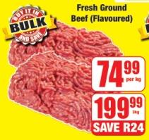 Fresh Ground Beef (Flavoured) 3 Kg