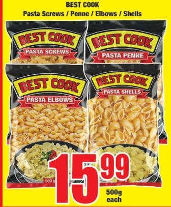 Pasta Screws / Penne / Elbows / Shells 500GM