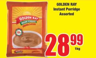 GODLEN RAY INTANT PORRIDE ASSORTED