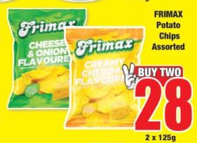 Frimax Potato Chips Assorted 2X125G