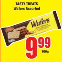 Tasty Treats Wafers Assorted 100 Gm