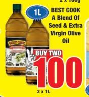 BEST COOK A Blend Of Seed & Extra Virgin Olive Oil 2x1 Ltr