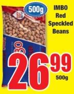 IMBO RED SPECKLED BEANS 500GM