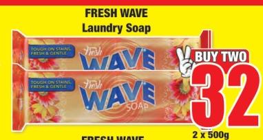 Fresh Wave Laundry Soap 2X500G