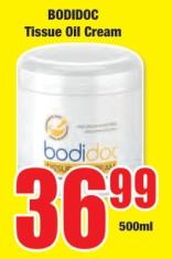 BODIDOC Tissue Oil Cream 500ml