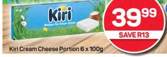 Kiri Cream Cheese Portion 6x100g