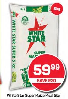 White Star Super Maize Meal 5kg