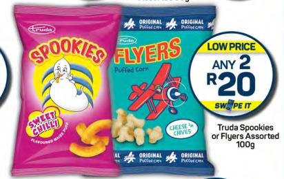 Any 2 Truda Spookies Or Flyers Assorted 100g