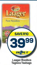 Laager Rooibos Tagless Teabags