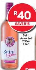 Saint Assorted 750ml Each