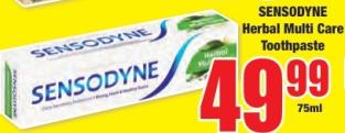 SENSODYNE Herbal Multi Care Toothpaste 75ML