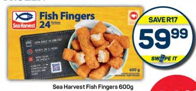 Sea Harvest Fish Fingers 600 GM