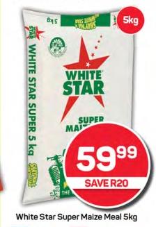 White Star Super Maize Meal 5 KG