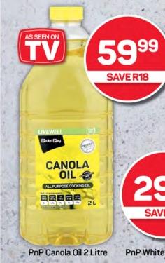 Canola Oil - All Purpose Cooking Oil