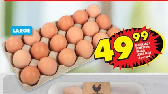 Ritebrand/Farmyard/Mulhal Large Eggs