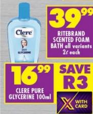 CLERE PURE GLYCERINE 100ml