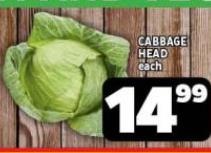 Cabbage Head each