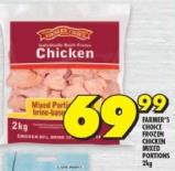 Mixed Portions Frozen Chicken