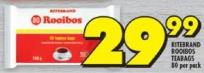 Ritebrand Rooibos Teabags 50 per pack