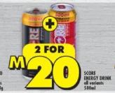 Score Energy Drink 500ml