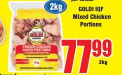 GOLDI IQF Mixed Chicken Portions