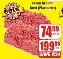 Fresh Ground Beef (Flavoured)