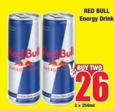 RED BULL Energy Drink 2x250 ml 