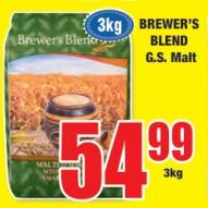 BREWER'S BLEND G.S. Malt 3KG