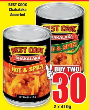 Best Cook Chakalaka Assorted 2X410GM