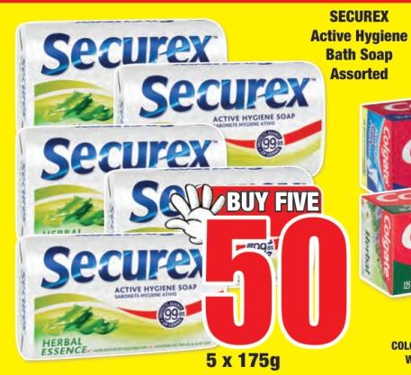 Securex Active Hygiene Bath Soap Assorted