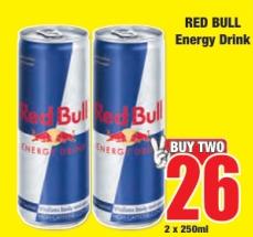 RED BULL Energy Drink 2x250ml