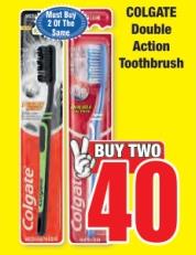 COLGATE Double Action Toothbrush