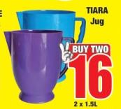 TIARA Jug 2x1.5Ltr