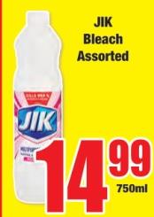 JIK Bleach Assorted 750ml