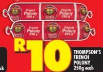 THOMPSON'S FRENCH POLONY 250g each