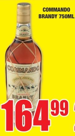 Commando Brandy 750 ml 