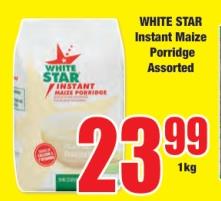 WHITE STAR Instant Maize Porridge Assorted 1KG