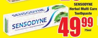 SENSODYNE Herbal Multi Care Toothpaste 75ML